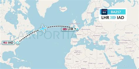 BA217 Flight Status British Airways: London to Washington (BAW217).